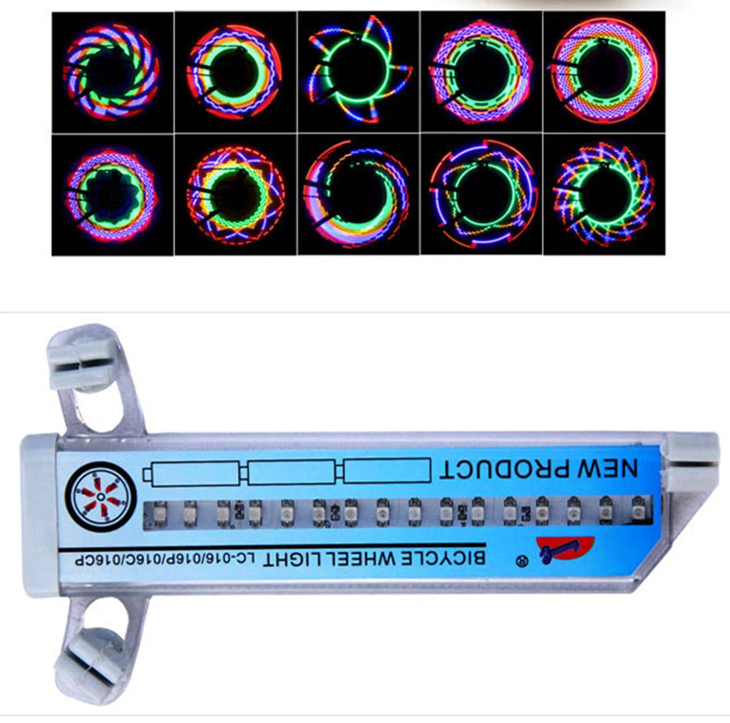 Rainbow 32 LED Wheel Signal Lights for Bicycles O147778