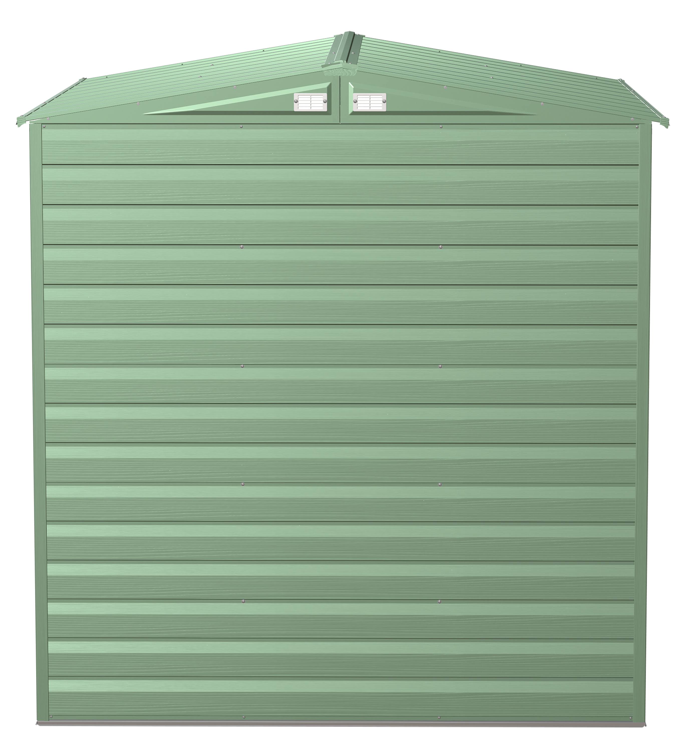 Steel Storage Shed 6x7 Sage Green Z1499