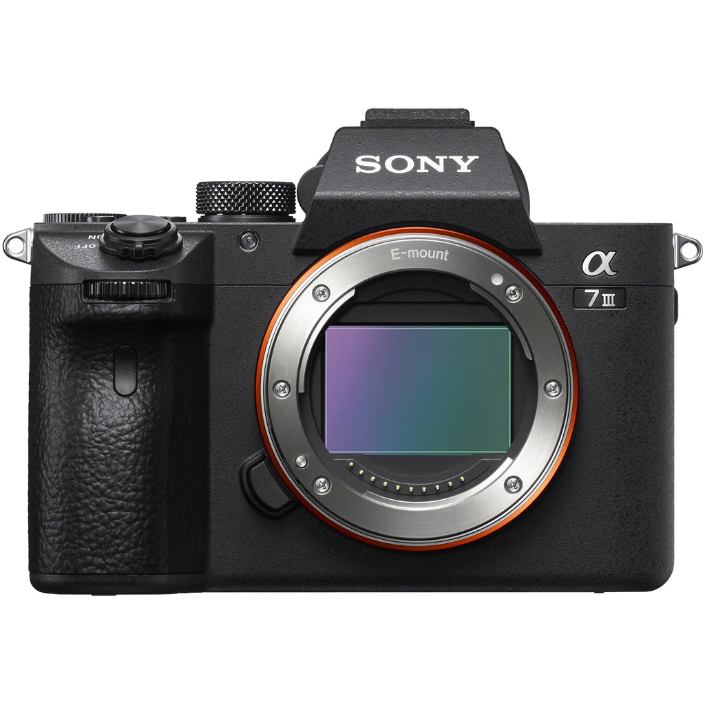 Full Frame Mirrorless Interchangeable Lens Camera Body Bundle with Travel Bag, 2x 64GB Memory Cards, and Accessories (18 Items) E144