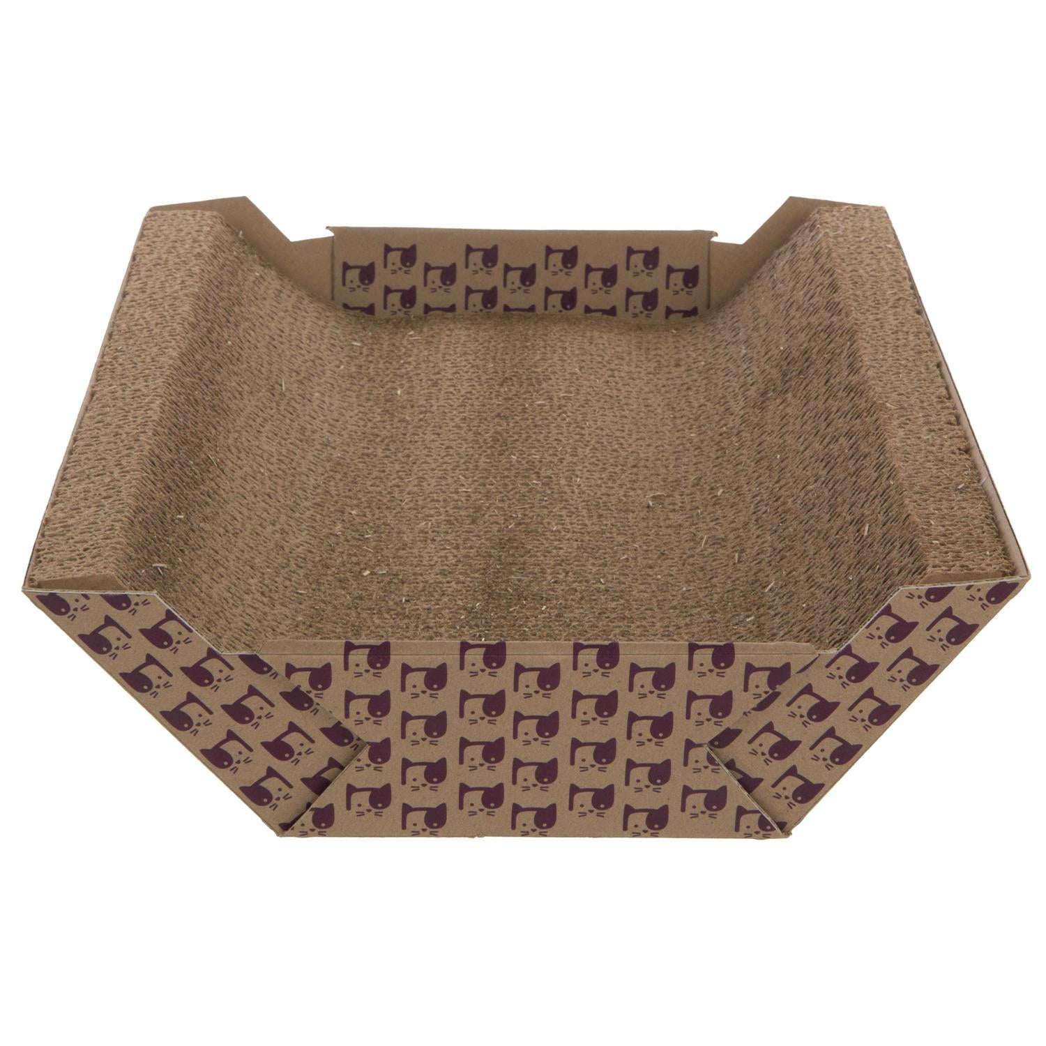 Catnip-Infused Corrugate Cat Scratcher & Lounge V96806