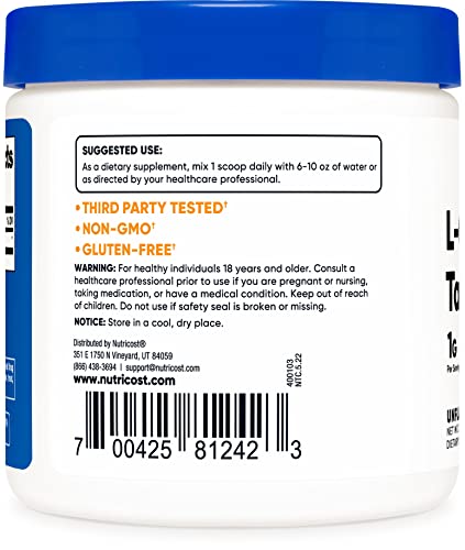L-Carnitine Tartrate Powder, 100 Grams L74840