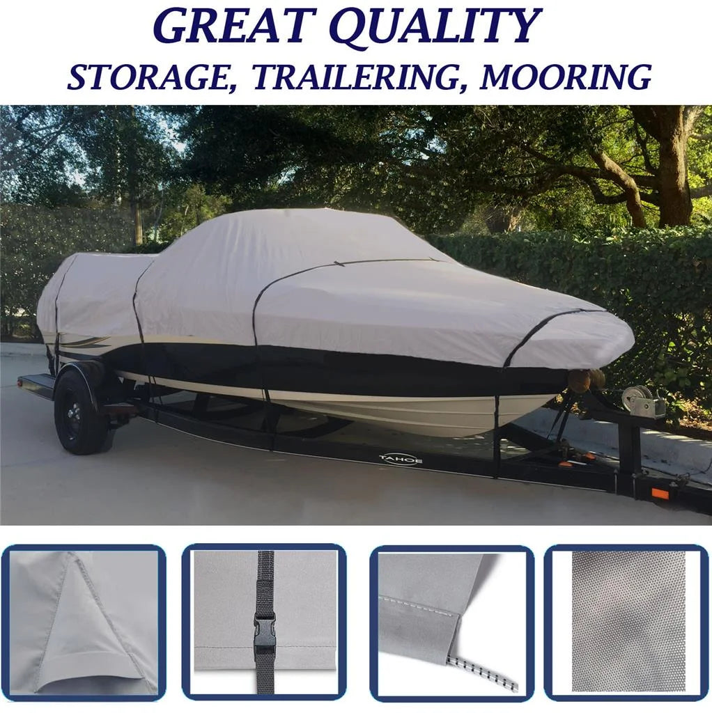 Boat Cover for Nitro 170 TF with Port Troll Motor, Outboard, 1993-1995 Q86703