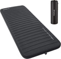 Black 3 Inch Self Inflating Sleeping Pad XL Foam Camping Air Mattress X991860
