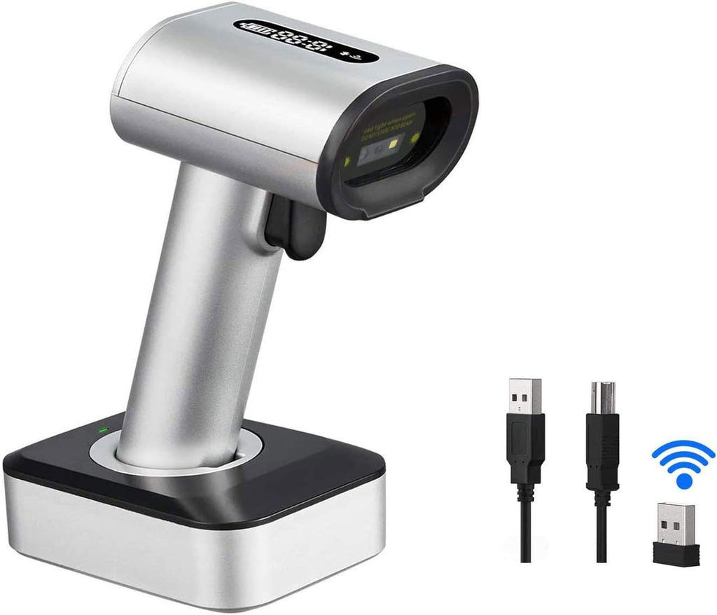 2D Wireless Barcode Scanner with Stand, Pack of 2 O5158
