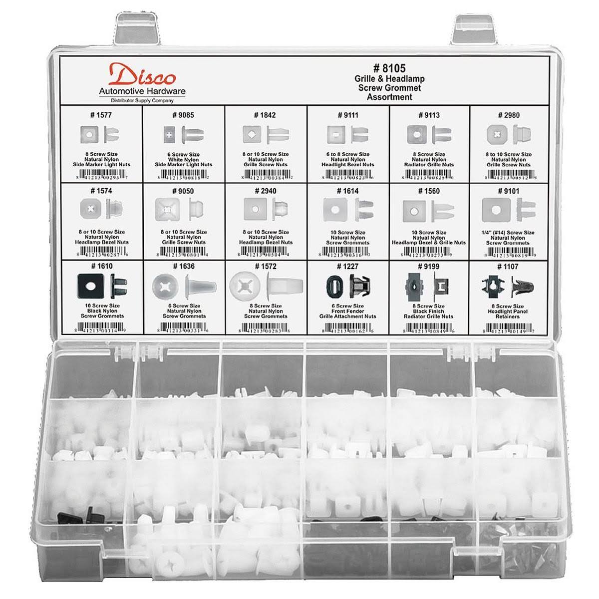 330 PC Grill and Headlamp Grommet Assortment N334
