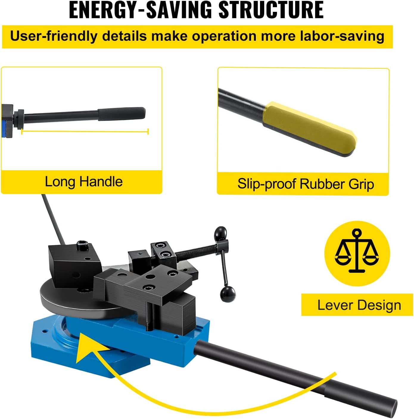 Metal Scroll Bender for Steel Brass Copper Aluminum H904