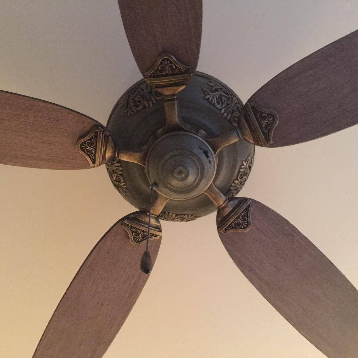 Patina Iron Dark Walnut Ceiling Fan T253115