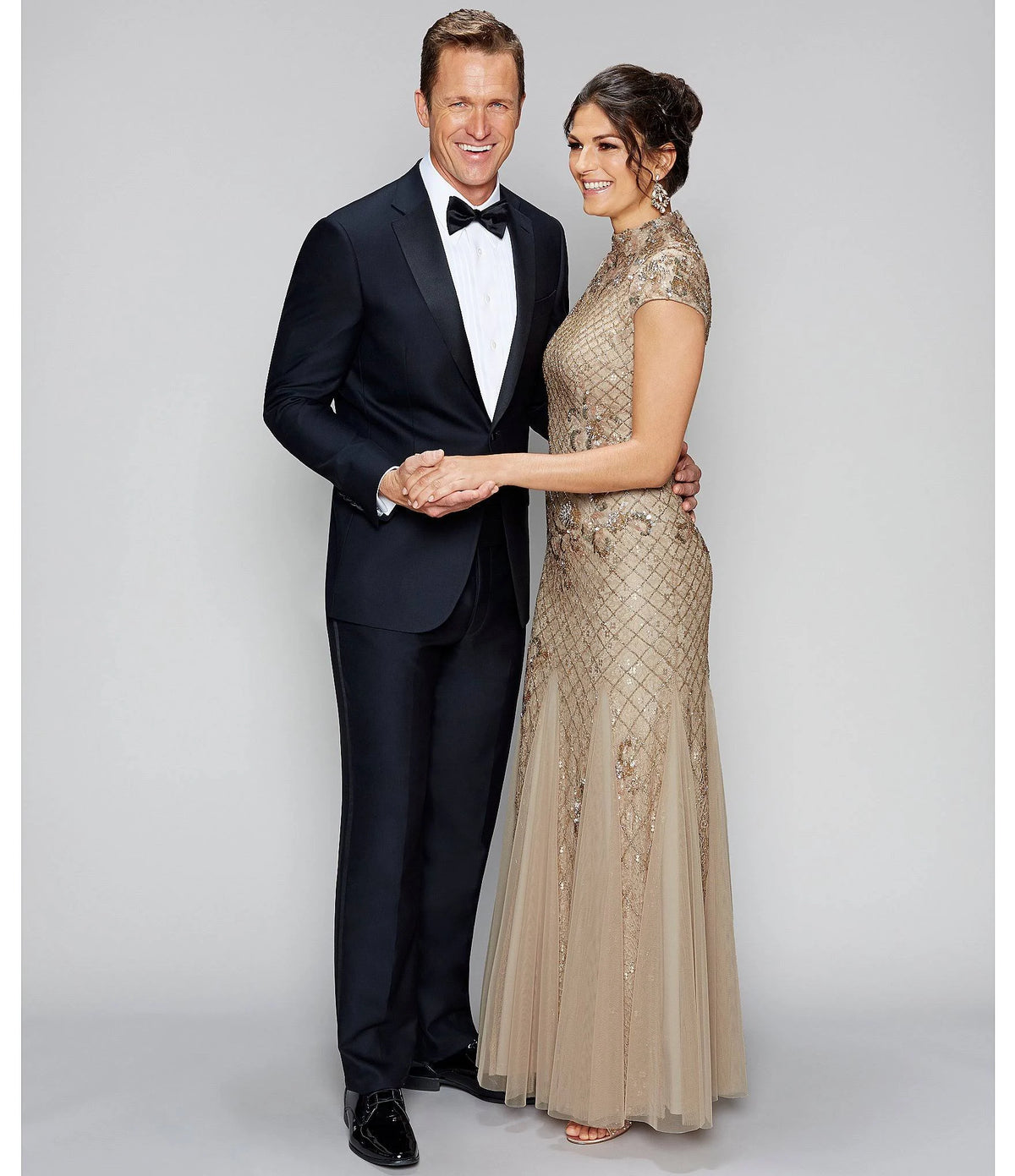 Black Modern-Fit Tuxedo R5430