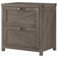 2 Drawer Lateral File Cabinet Restored Gray B360410