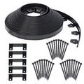 Black Plastic Landscape Edging Roll Y84026