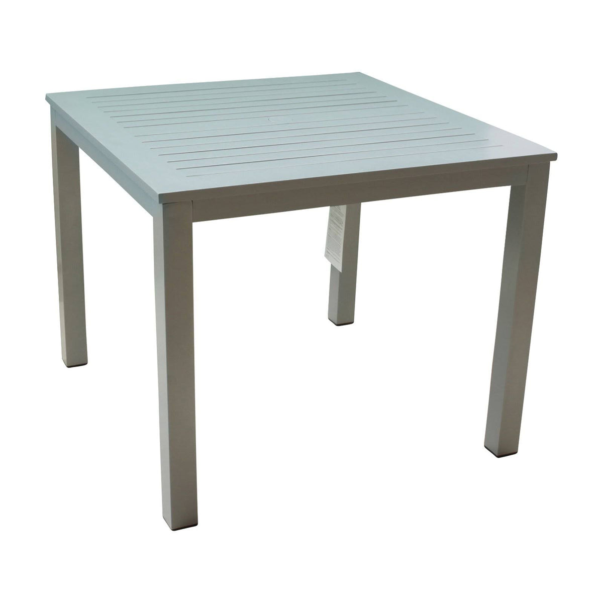 Grey Aluminum Outdoor Square Dining Table M755