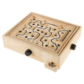 Wooden Maze Game with Two Steel Marbles C9891