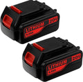 2 Pack 6.0Ah LBXR20 Battery Replacement for Black and Decker 20V Max Lithium Ion Cordless Tool Battery Z4409