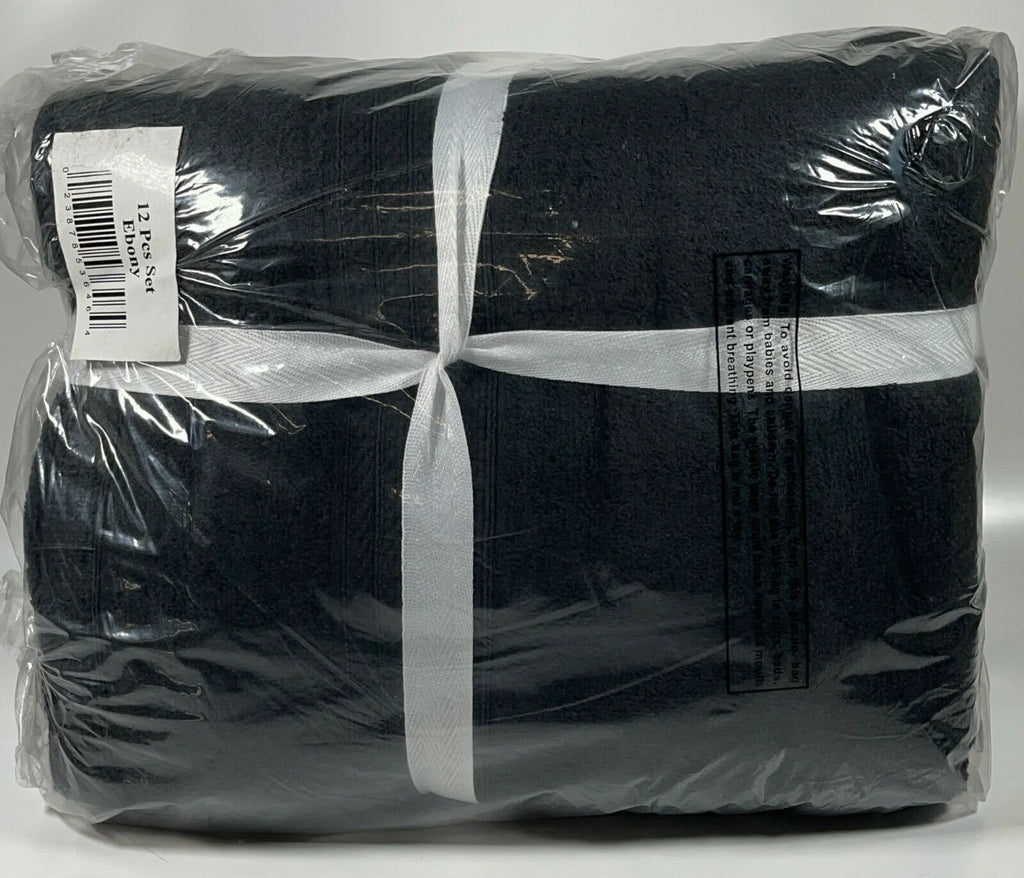 12 Pc Bath Towels Set N5614