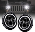 4 Fog Light + 7 Round CREE LED Headlights Replacement for Jeep Wrangler 1987-2018 H231