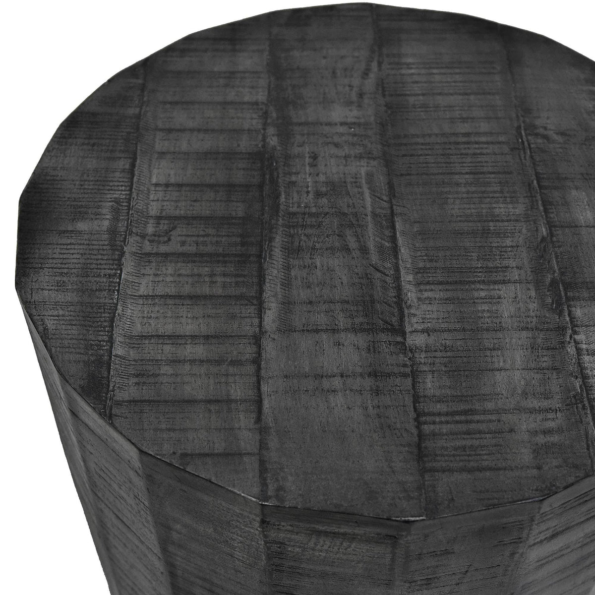 Distressed Grey Accent Table W172
