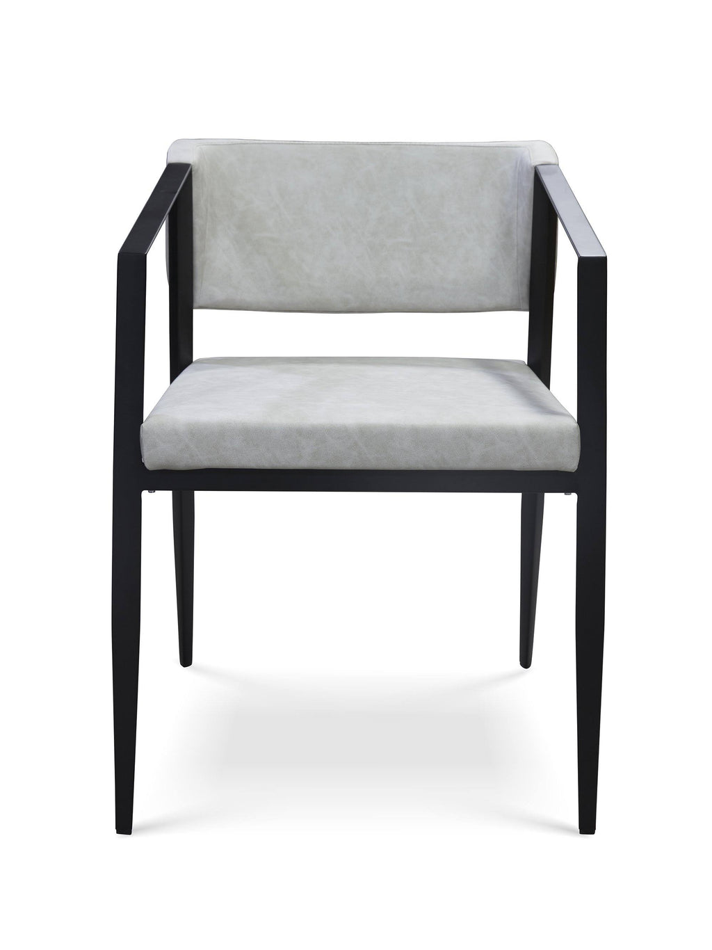 Grey/Black Steel Armchair G6421