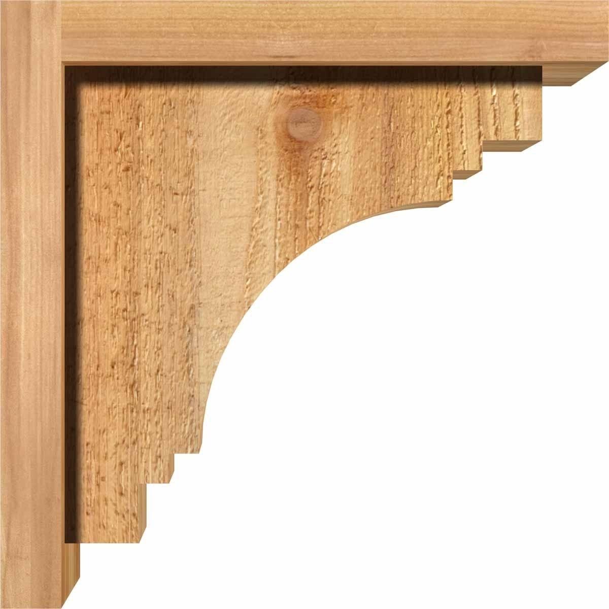 6x22W x 12x22D x 16x22H Western Red Cedar Corbel C372989