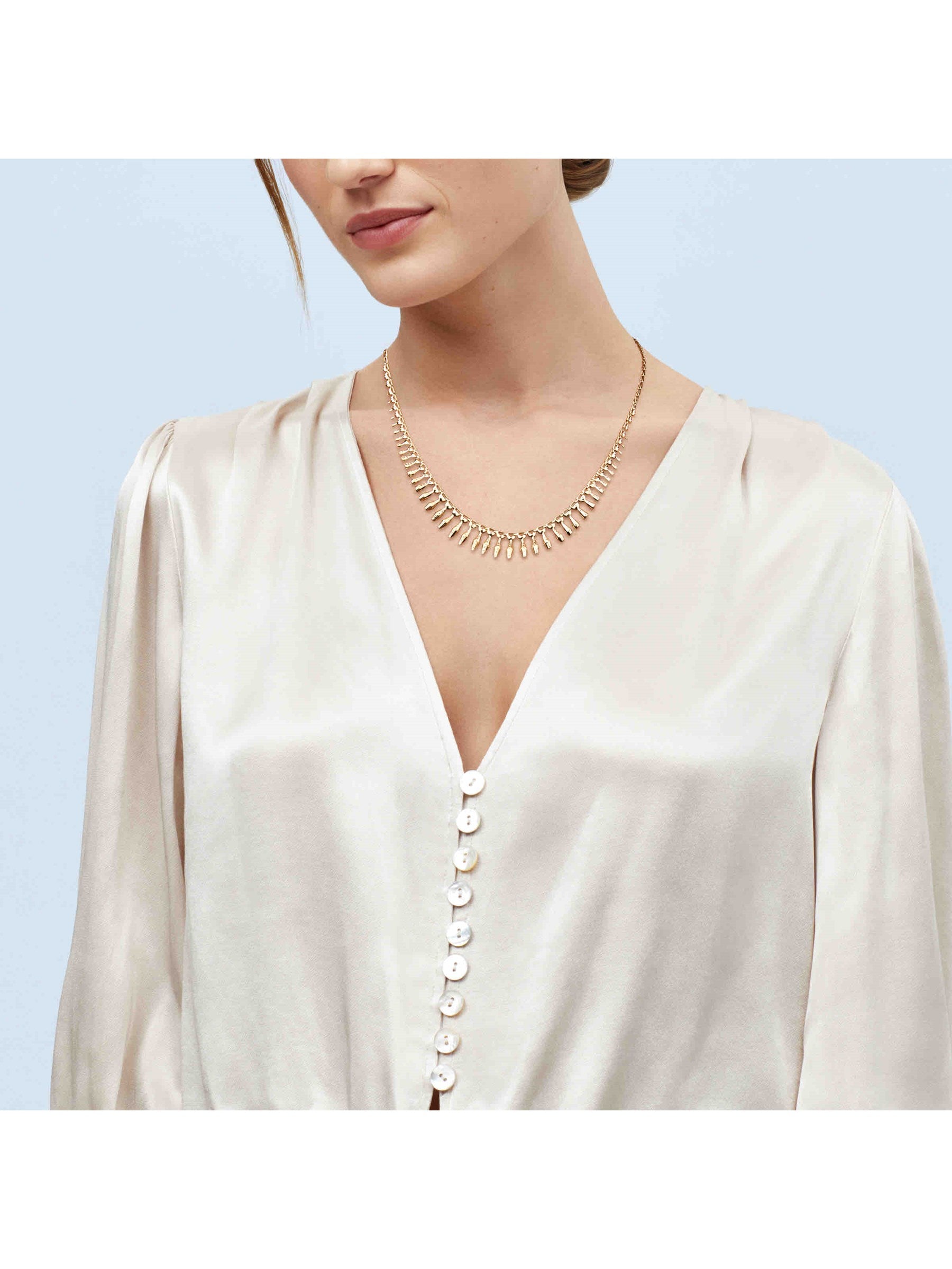 14kt Gold Drop Necklace O56774