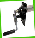 Manual Hand Crank Cab Level Truck & Trailer Tarp Roller Kit with PVC Mesh Tarp (6' x 16') O50052