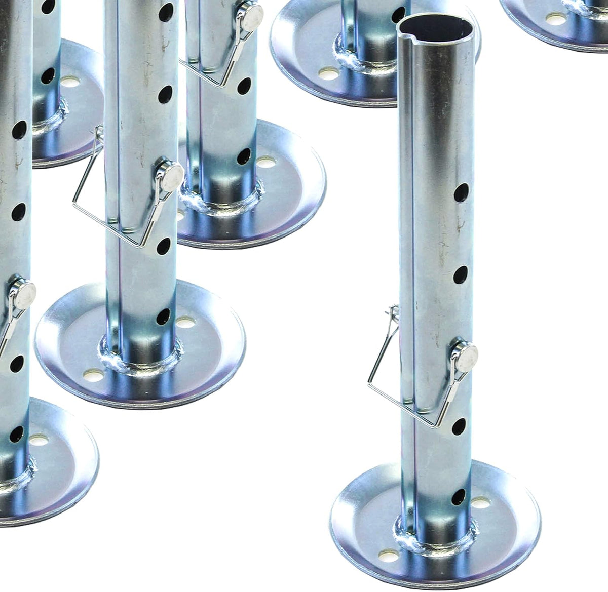 Jack Stand Drop Legs for 2 Inch Inner Diameter Jacks Foot Pad Insert E16346