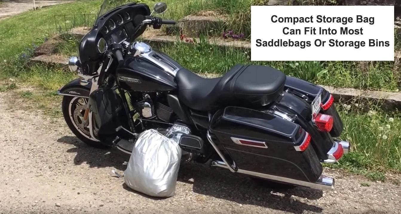 Scooter Cover with Reinforced Securing Straps and Storage Bag K367653