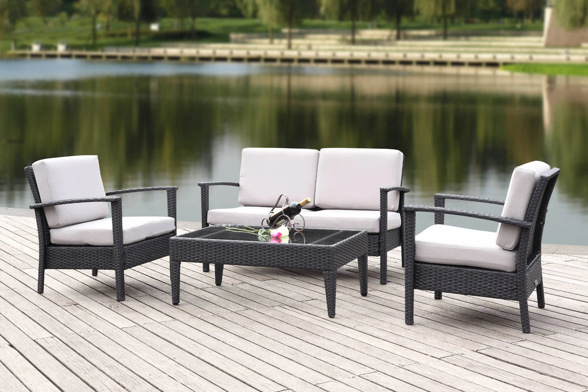 4 Piece Outdoor Set with Cushion O395