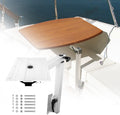 Height Adjust 360 Degree Rotation Removable RV Table Leg Bracket W9506