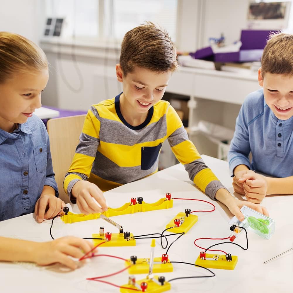 Electricity and Magnetism Experiment Kit for Kids Basic Circuit Learning Set V5975