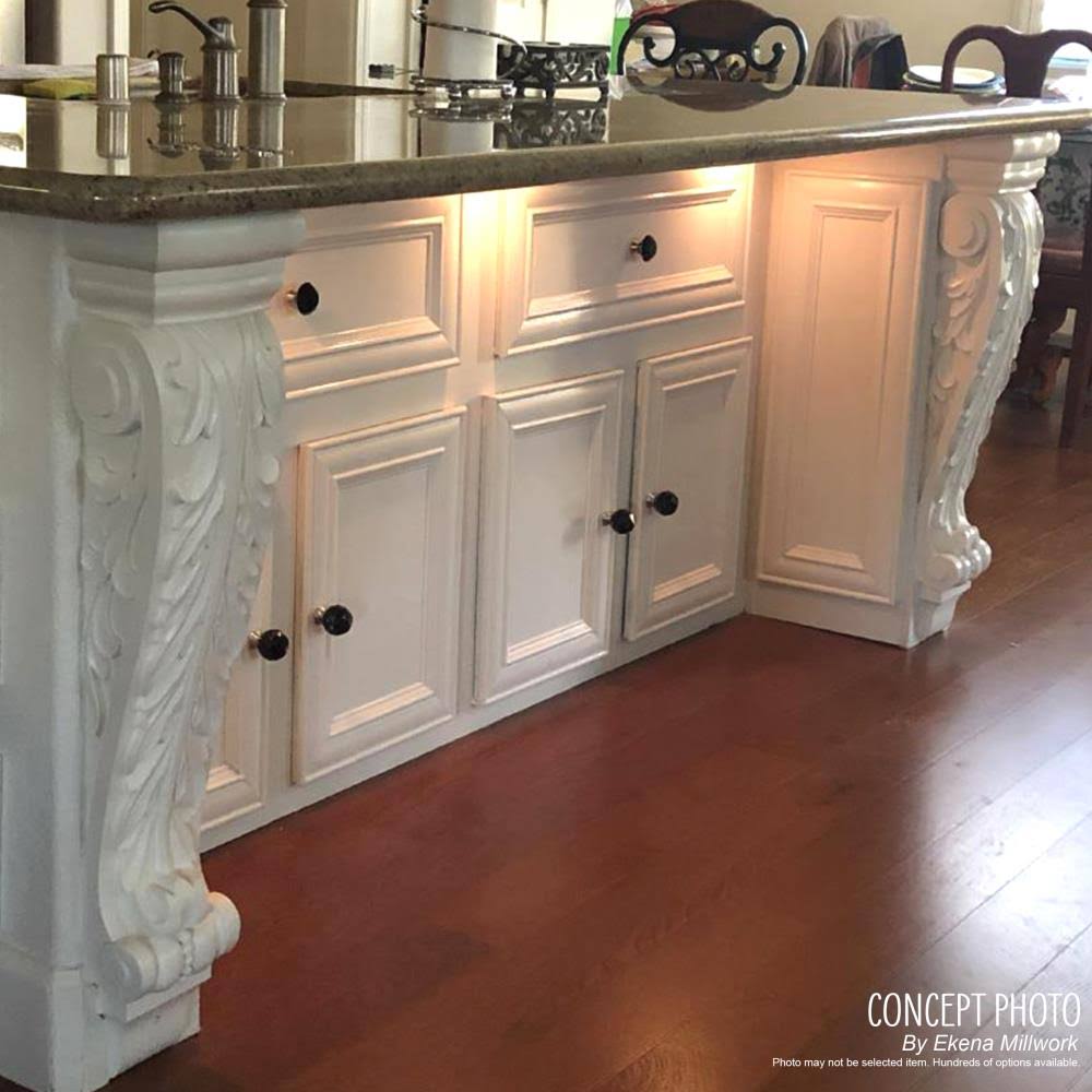 Maple Large Acanthus Pilaster Corbel U972637