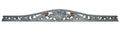 Aged Blue Gold Double Overdoor W3673