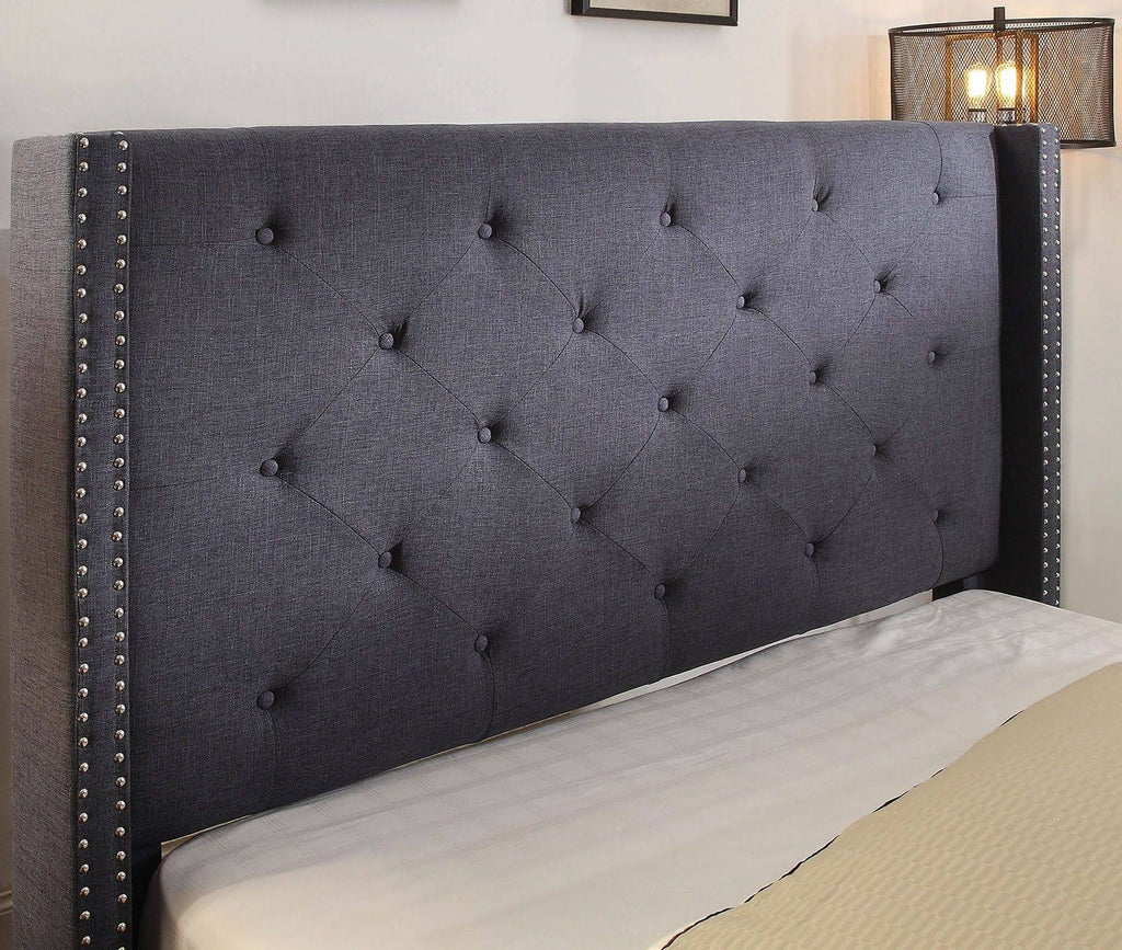 Blue Cal King Bed D95163