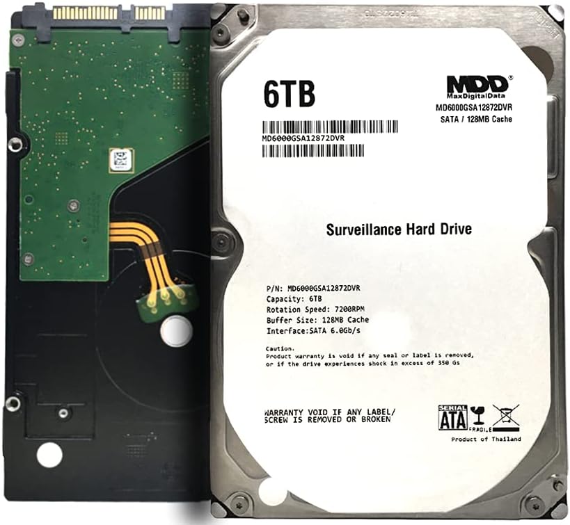 6TB 7200RPM 128MB Cache SATA 3.5 Internal Hard Drive A297189