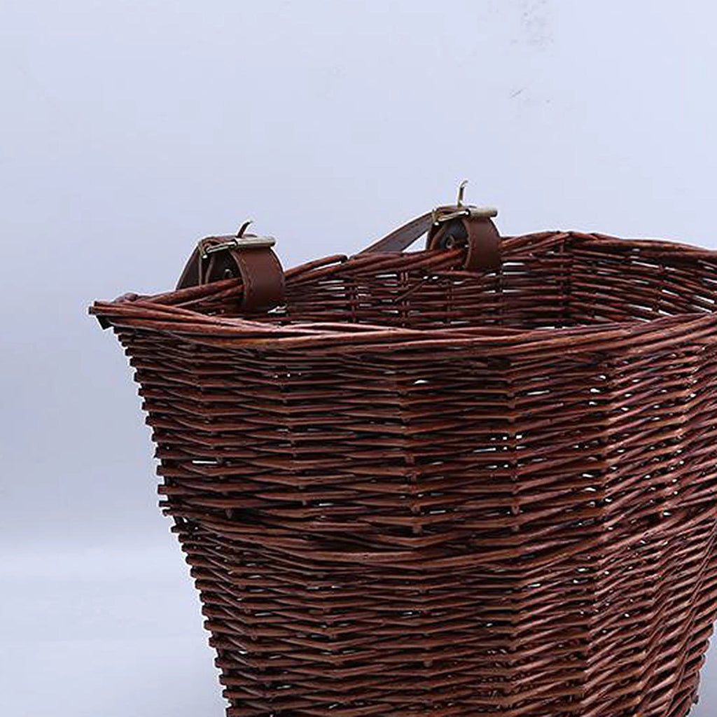 Wicker Woven Handlebar Basket G816516