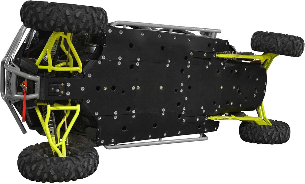 Full Skid Plate for Polaris RZR XP4 1000, 1/2” Thick, Countersunk Bolts Y58194