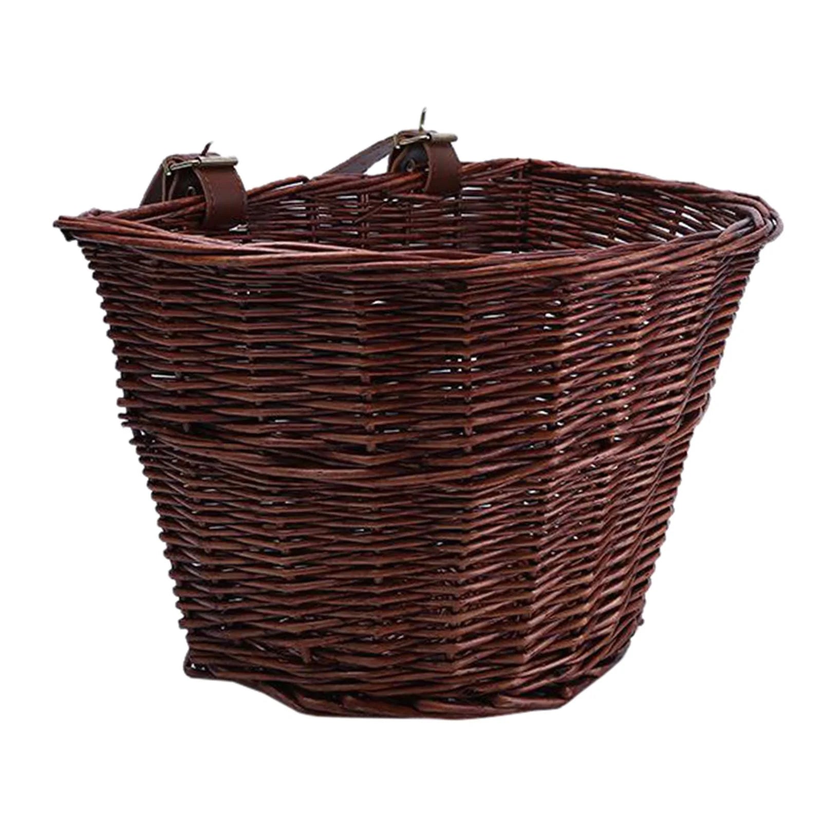 Wicker Woven Handlebar Basket G816516