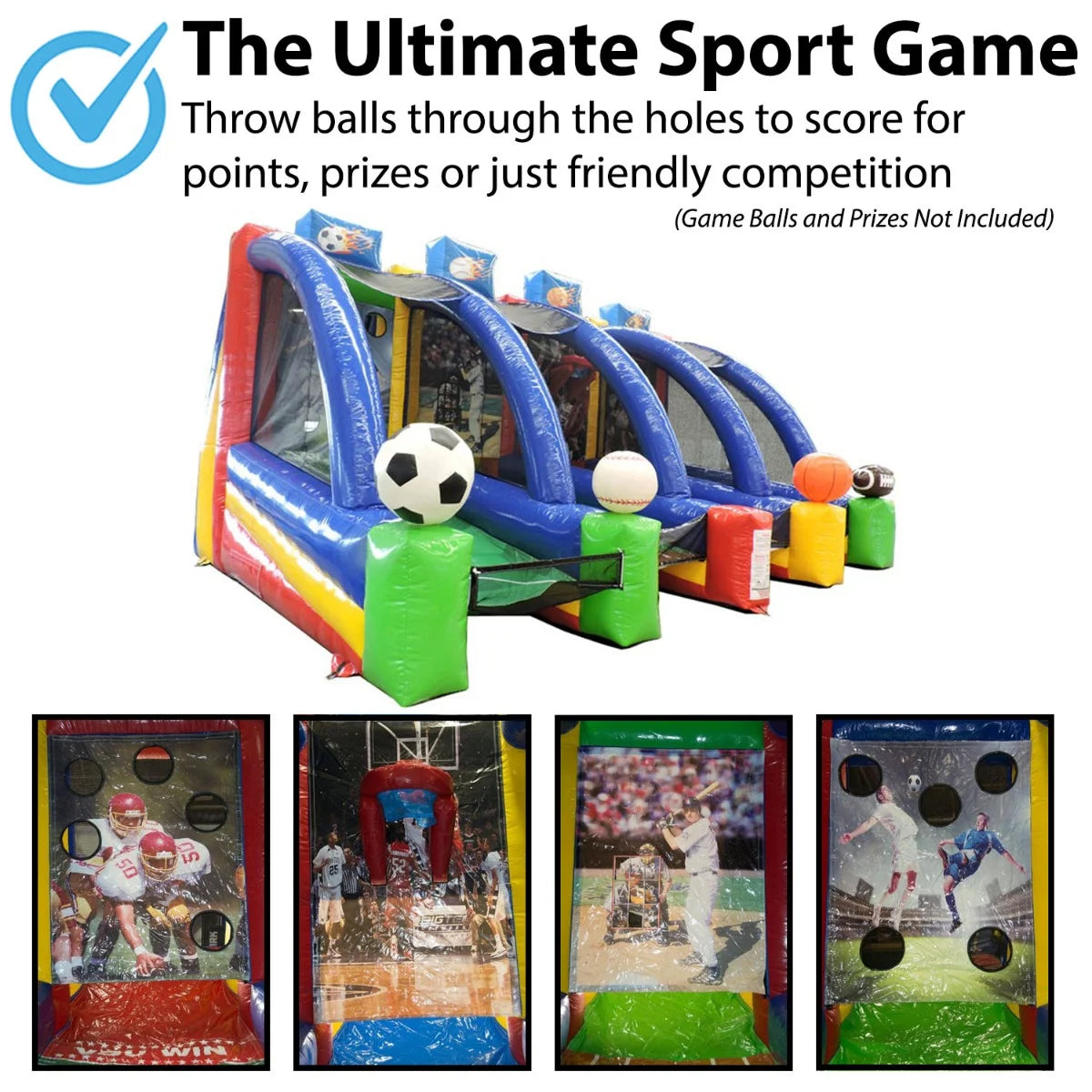 Commercial Vinyl Inflatable Kids Game F22951