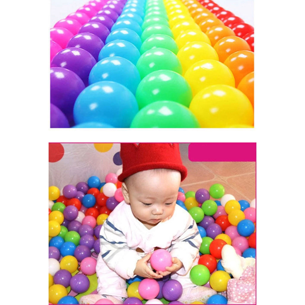 200PCS 5.5cm Colorful Soft Plastic Ocean Balls U3562