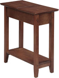 Espresso Flip Top End Table with Shelf N542061