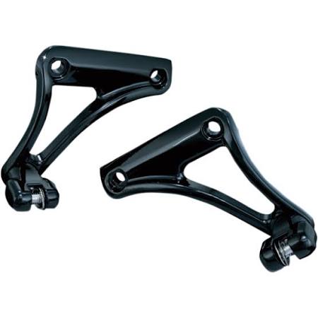 Black Underseat Peg Mounts D16884