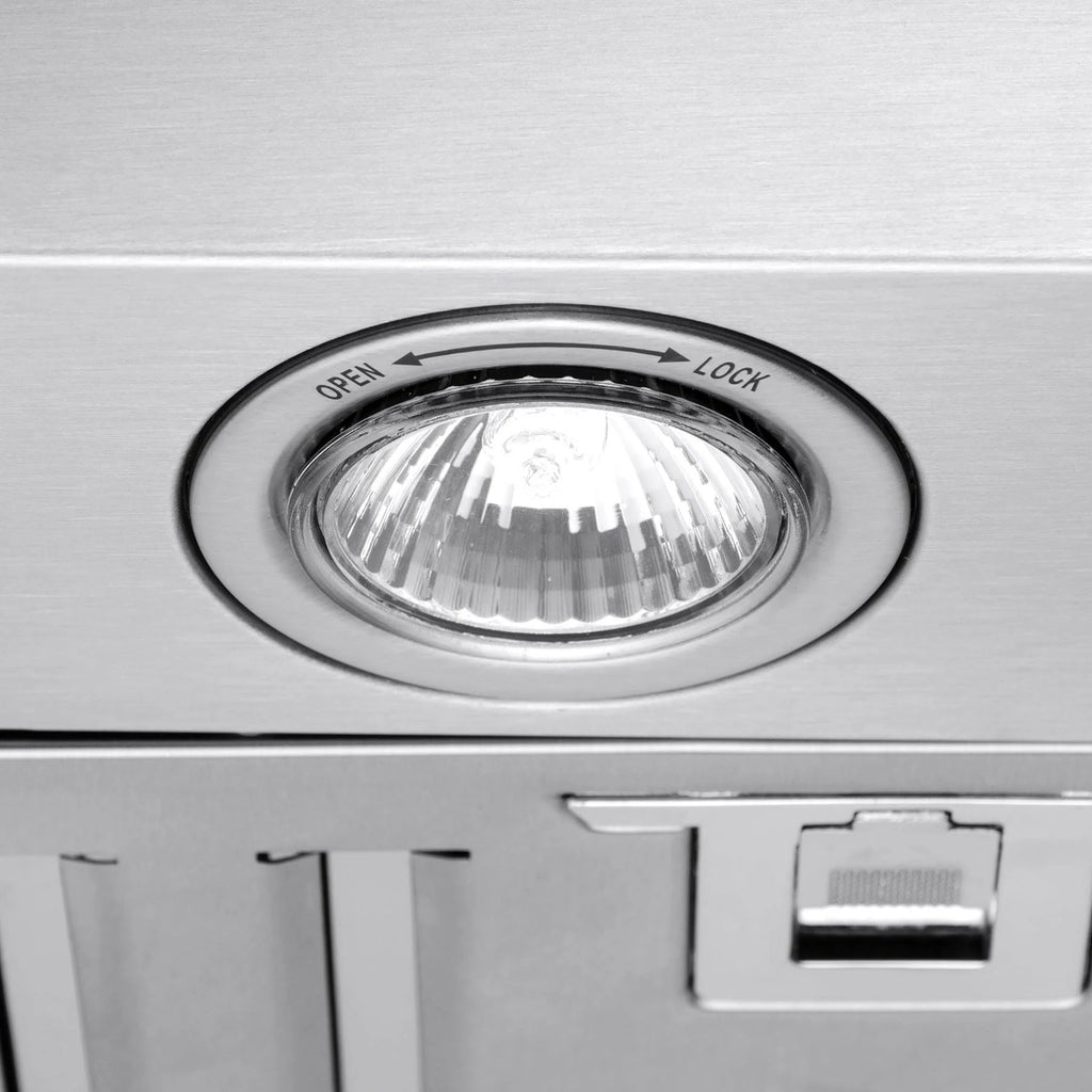 30 in. Convertible Wall Mount Range Hood in Stainless Steel with Remote and Carbon Filter T6423