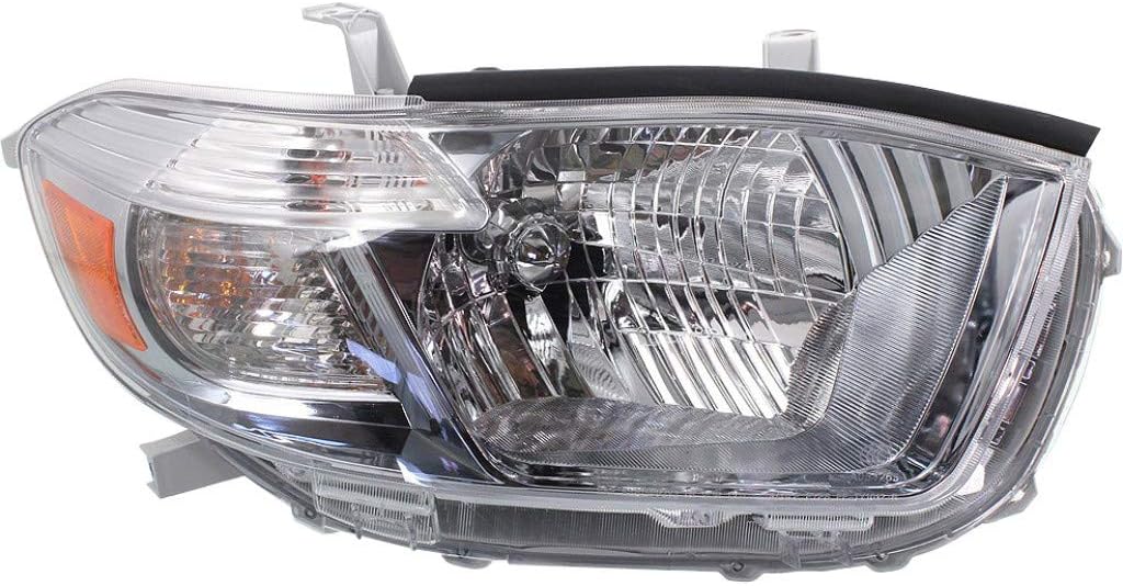 Passenger Side Headlight for Toyota Highlander 2011-2013 H793