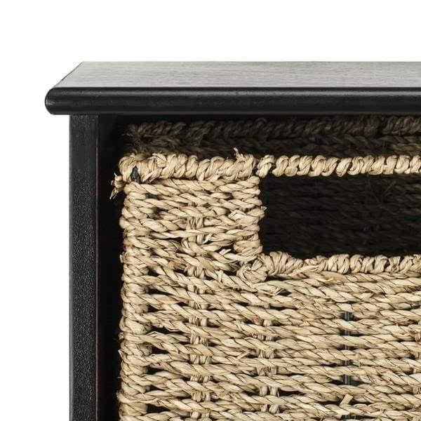 White Hanging 3 Basket Wall Rack E7056