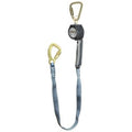 Compact Web SRL with Swivel Eye Steel Carabiner Captive Pin and 5K Tie-Back 9 Black P3121