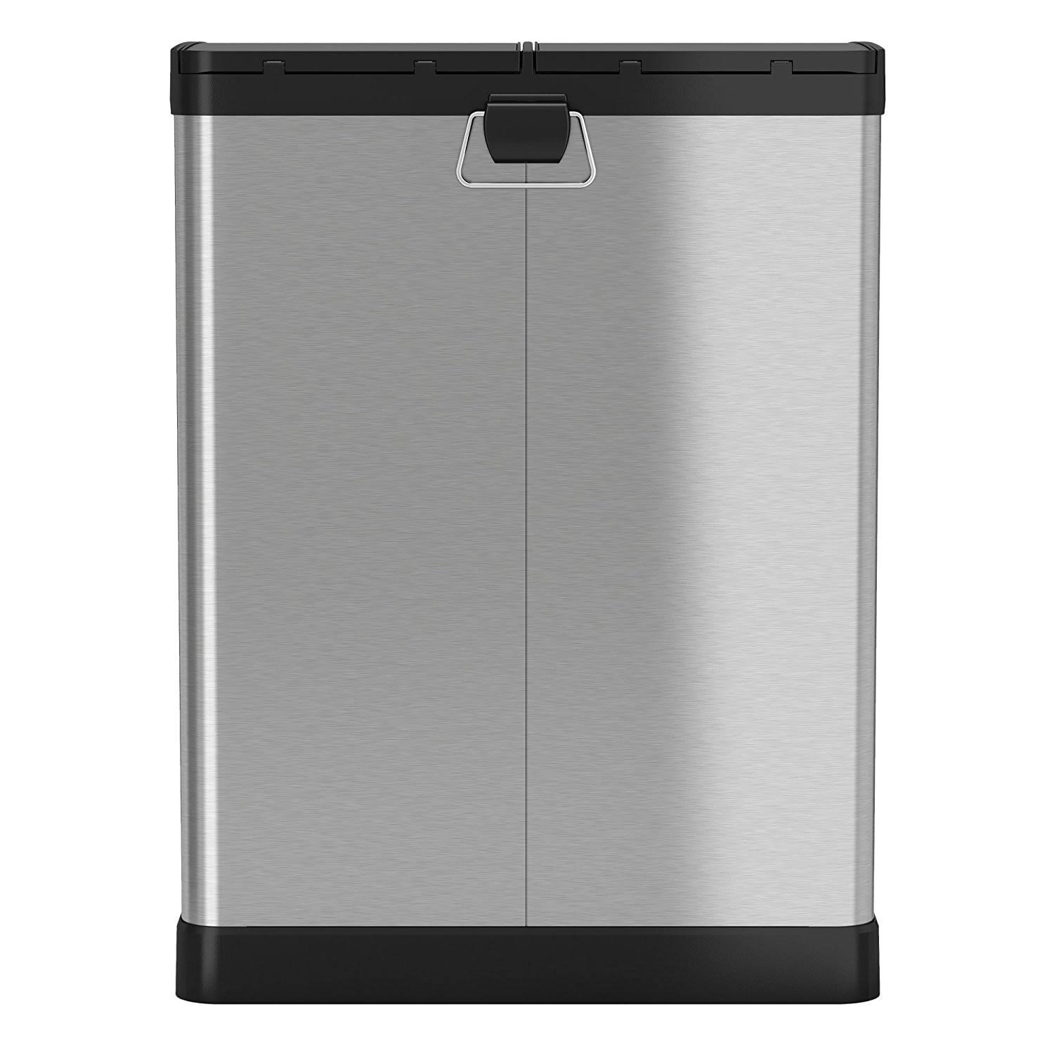 16 Gallon Stainless Steel Step Trash Can B6950