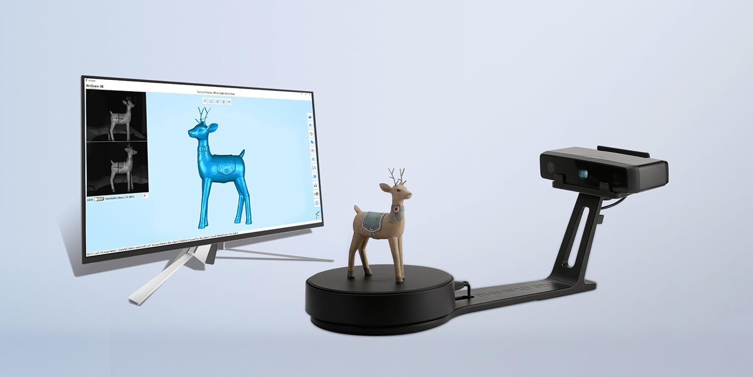 Desktop 3D Scanner, 0.1 mm Accuracy, 8s Scan Speed U3511
