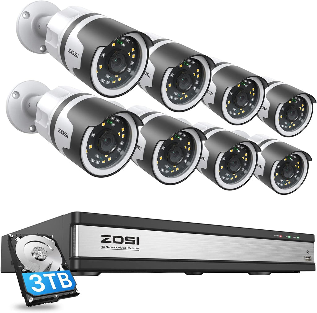 16 Channel 4TB Security Camera System with 12 x 1080p Outdoor Indoor Camera N63177