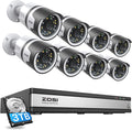16 Channel 4TB Security Camera System with 12 x 1080p Outdoor Indoor Camera N63177