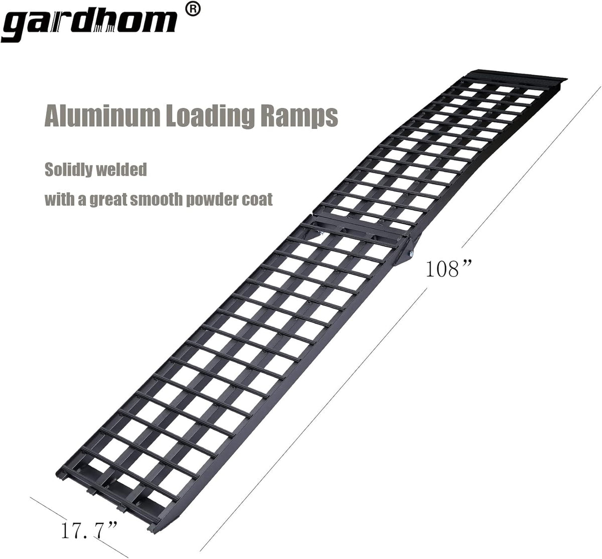 1500 lbs Capacity Aluminum Folding Loading Ramp U713330