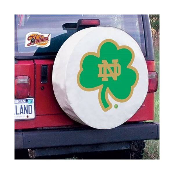 White Shamrock Tire Cover Q6206